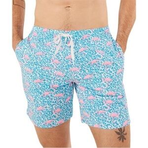 NWT Chubbies The Domingos Are For Flamingos 5.5" Classic Swim Trunk S